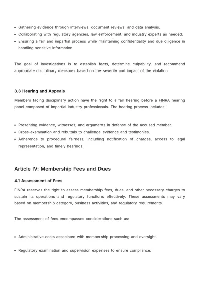 Free Finra Bylaws Template to Edit Online