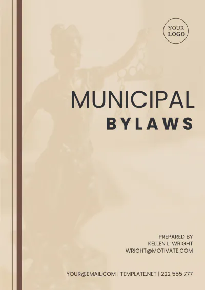 Free Municipal Bylaws Template to Edit Online