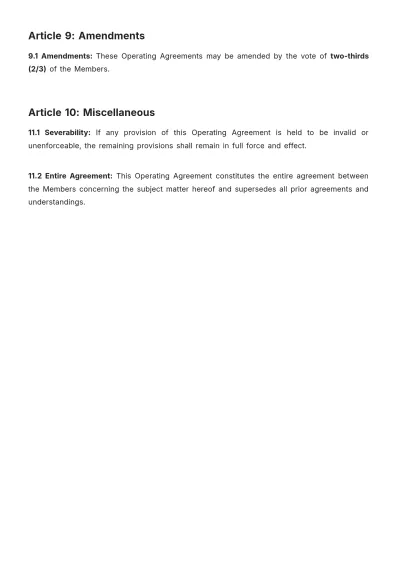Free Delaware Llc Bylaws Template to Edit Online