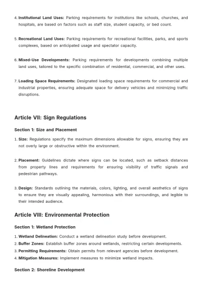 Free Edgartown Zoning Bylaws Template to Edit Online