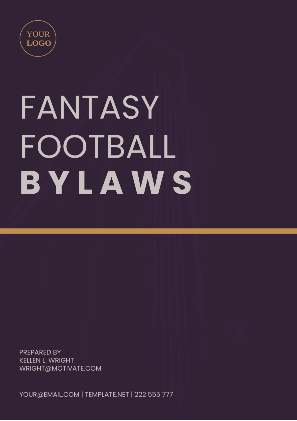 Fantasy Football Bylaws Template
