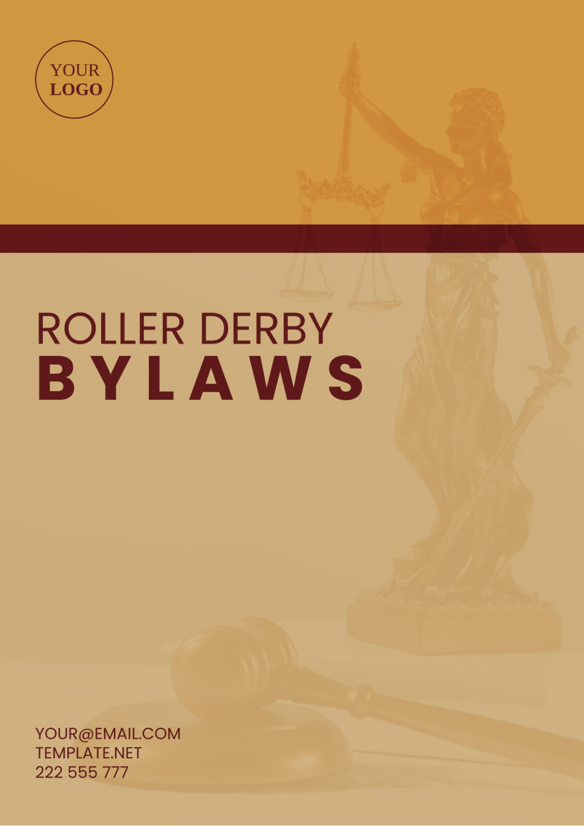 Roller Derby Bylaws Template