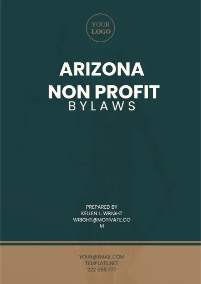 Free Arizona Nonprofit Bylaws Template to Edit Online