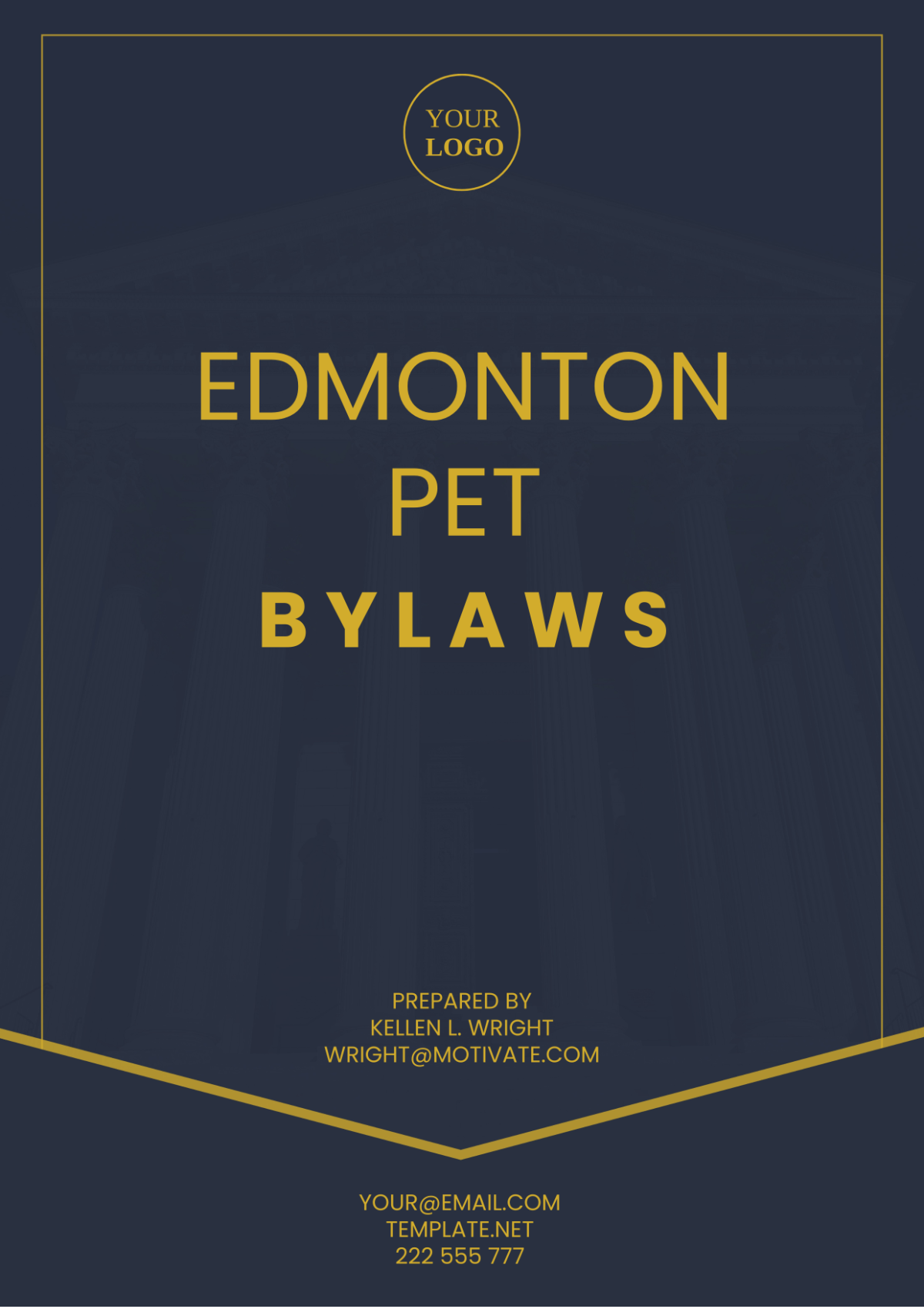 Free Edmonton Pet Bylaws Template
