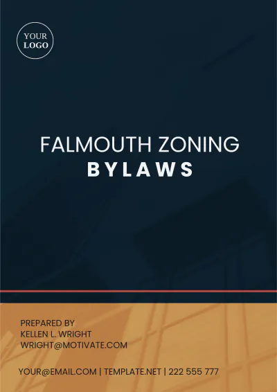 Free Falmouth Zoning Bylaws Template to Edit Online