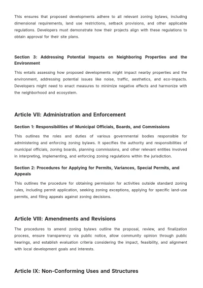 Free Falmouth Zoning Bylaws Template to Edit Online