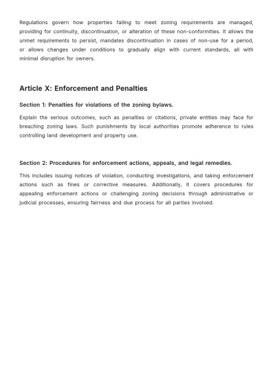 Free Falmouth Zoning Bylaws Template to Edit Online