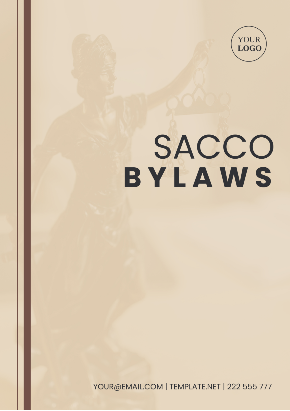 Free Sacco Bylaws Template