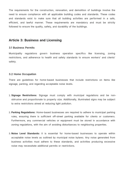 Free Fort Erie Bylaws Template to Edit Online