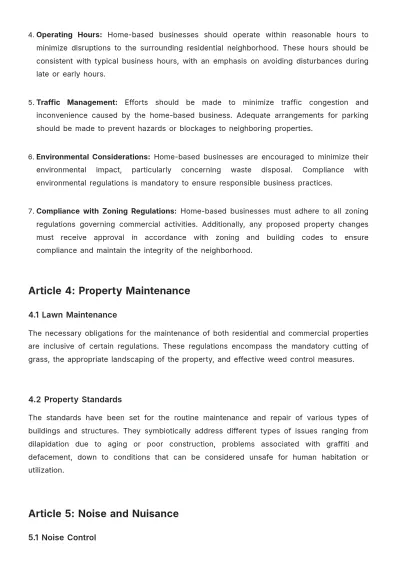 Free Fort Erie Bylaws Template to Edit Online