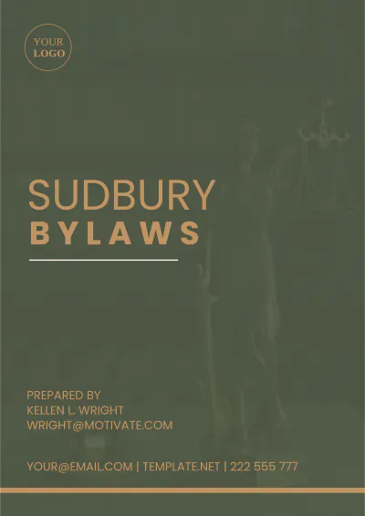 Free Sudbury Bylaws Template to Edit Online
