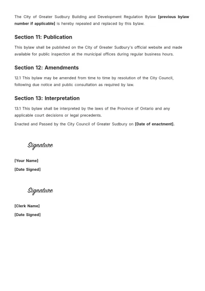 Free Sudbury Bylaws Template to Edit Online