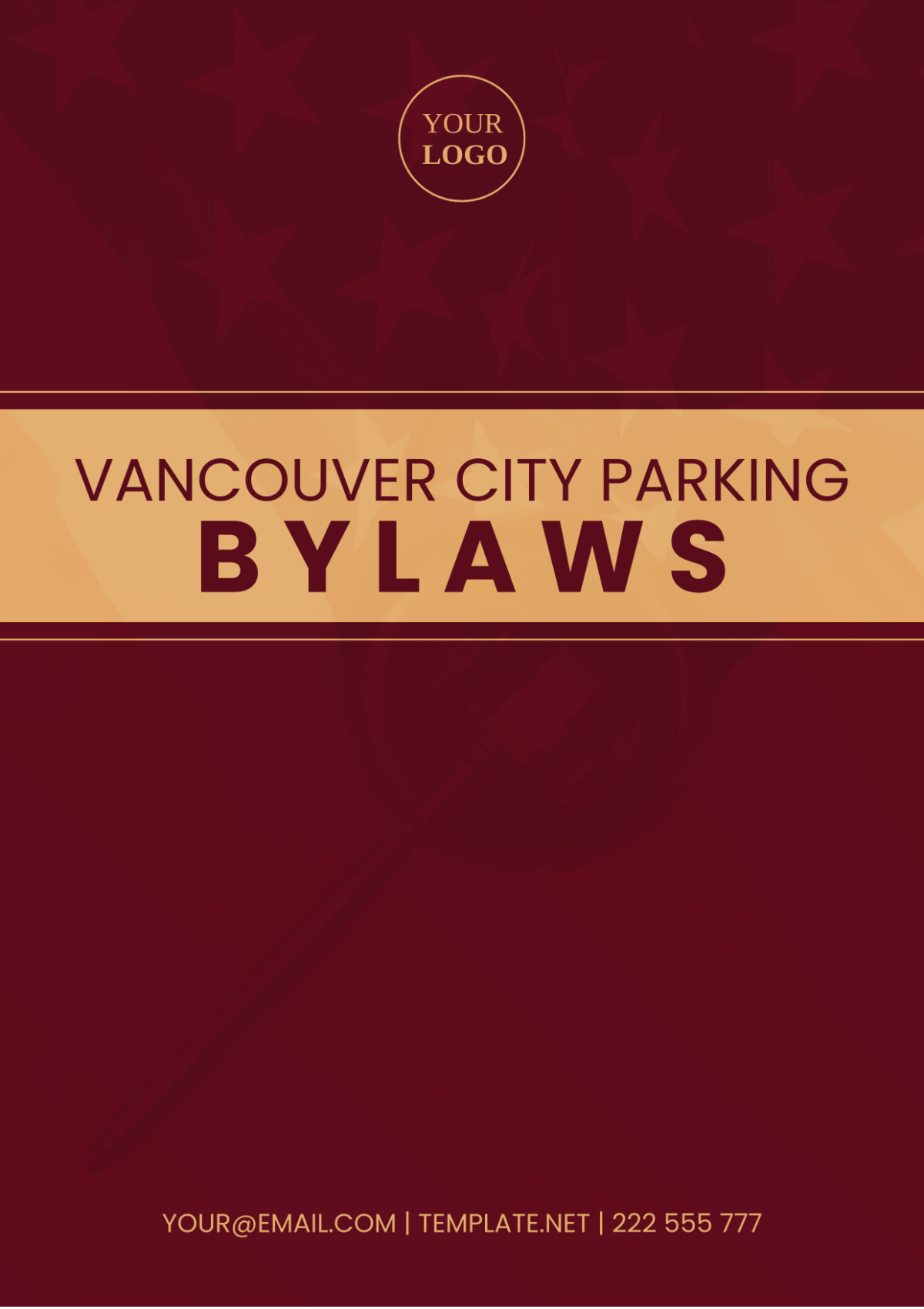 Free Vancouver City Parking Bylaws Template
