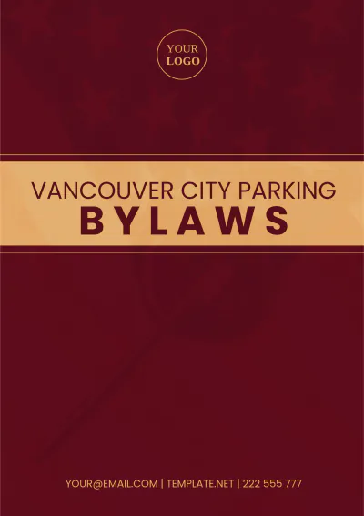 Free Vancouver City Parking Bylaws Template to Edit Online