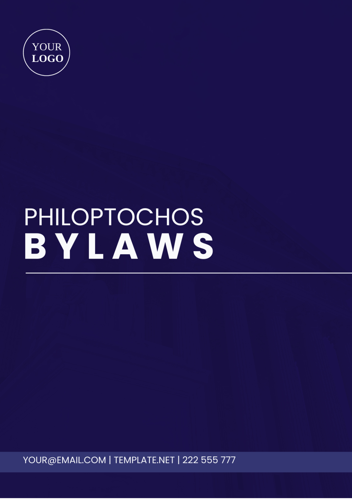 Free Philoptochos Bylaws Template