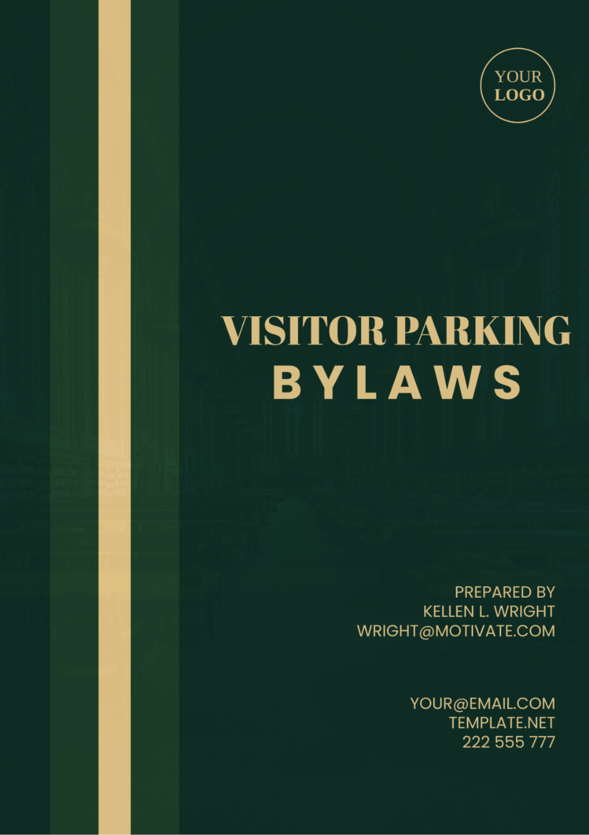 Free Visitor Parking Bylaws Template