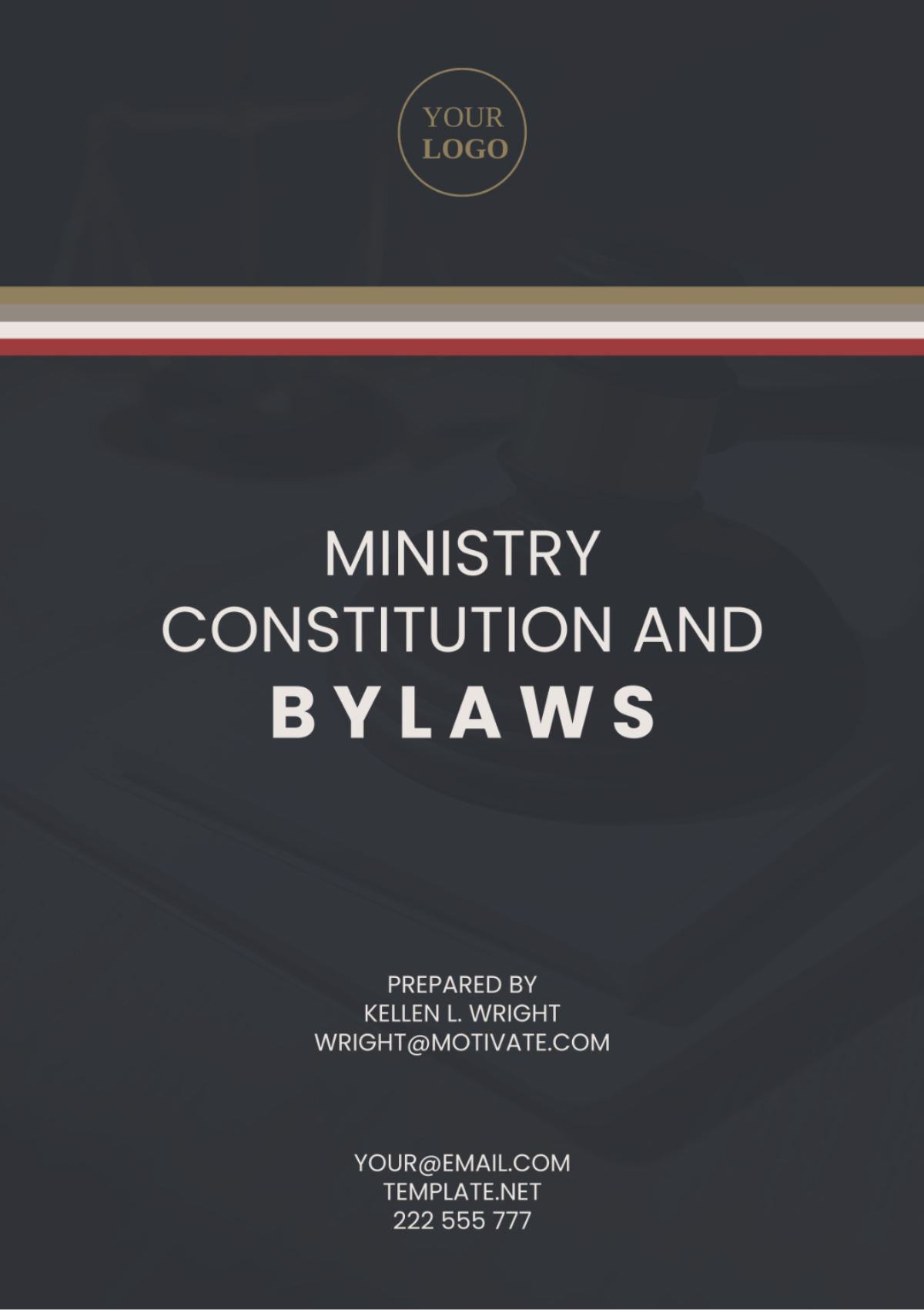 Free Ministry Constitution And Bylaws Template