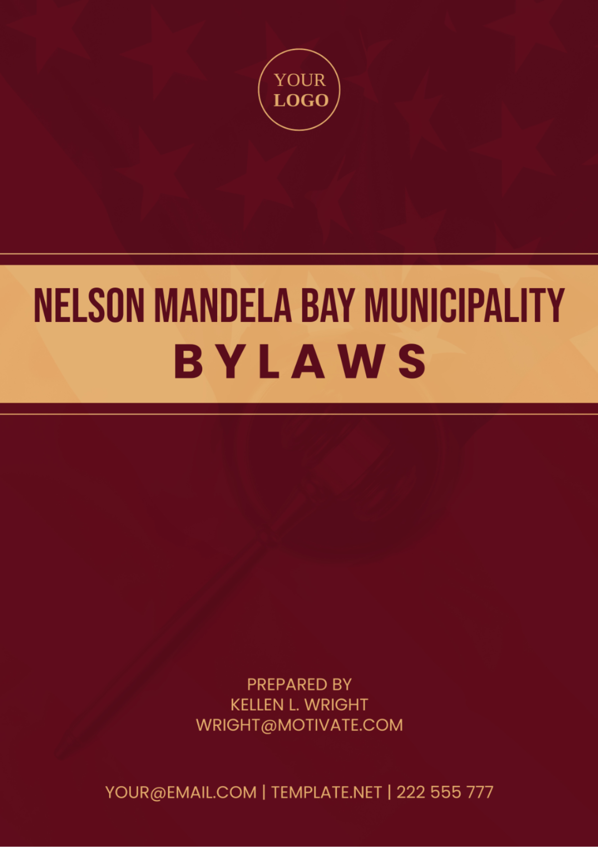 Nelson Mandela Bay Municipality Bylaws Template