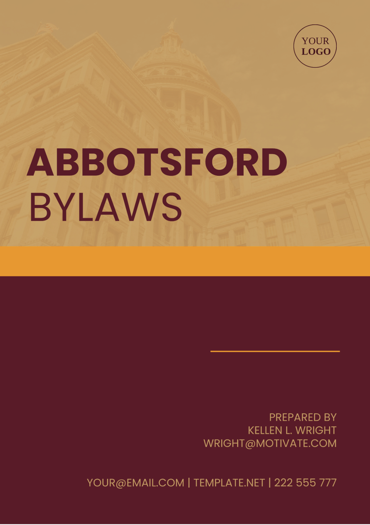 Abbotsford Bylaws Template