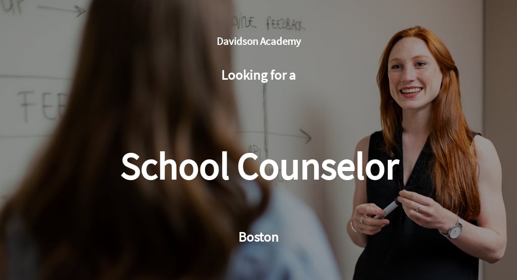 Free School Counselor Job Ad and Description Template.jpe