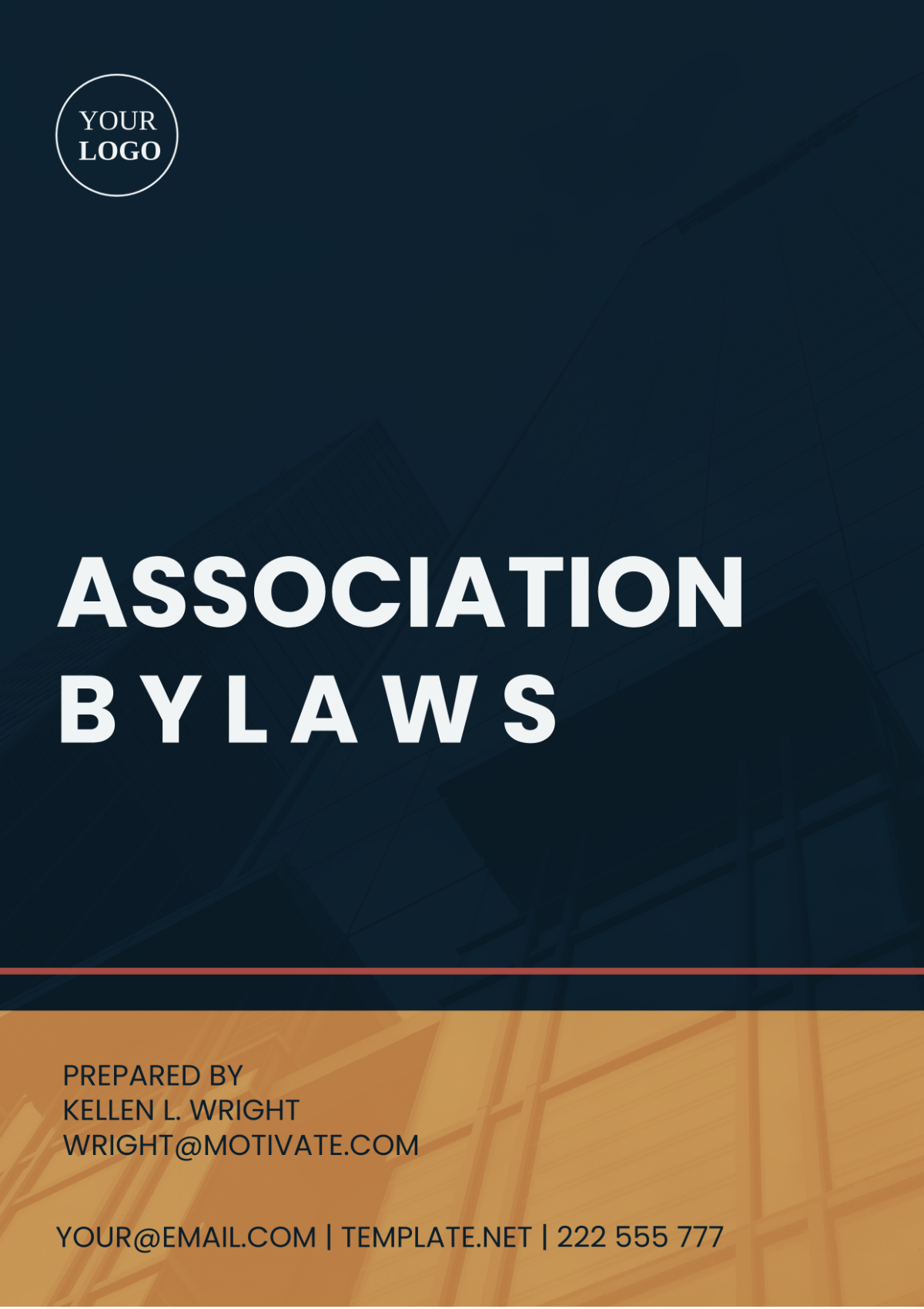 Free Association Bylaws Template