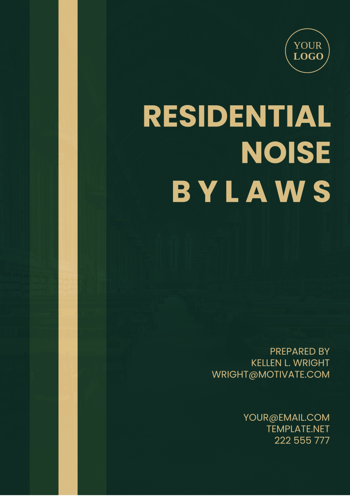 Residential Noise Bylaws Template