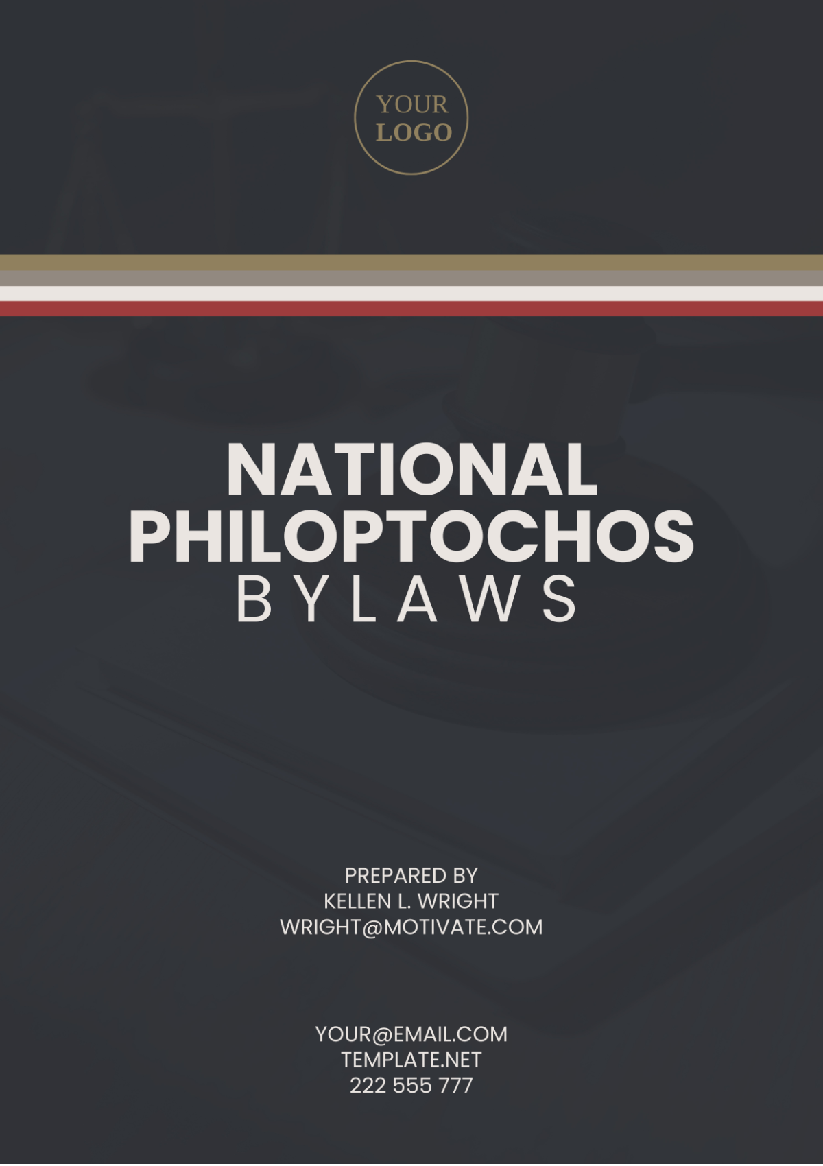 National Philoptochos Bylaws Template