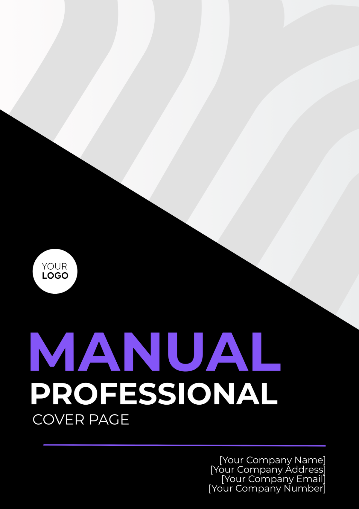 Manual Professional Cover Page