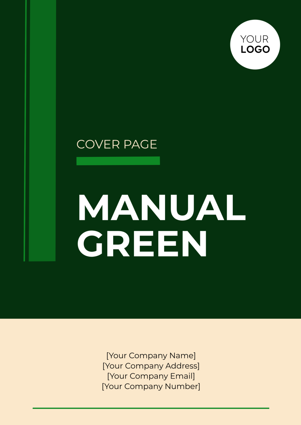 Manual Green Cover Page