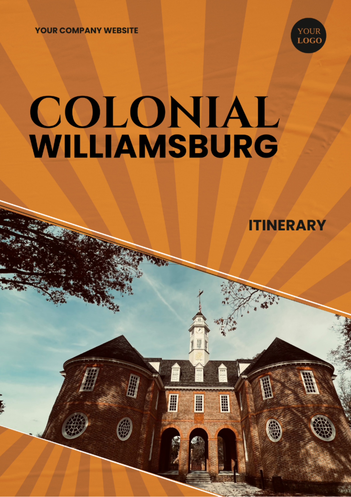 Colonial Williamsburg Itinerary Template