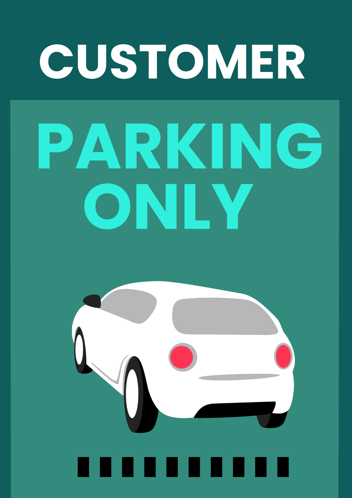 Free Cleaning Services Parking Area Sign Template