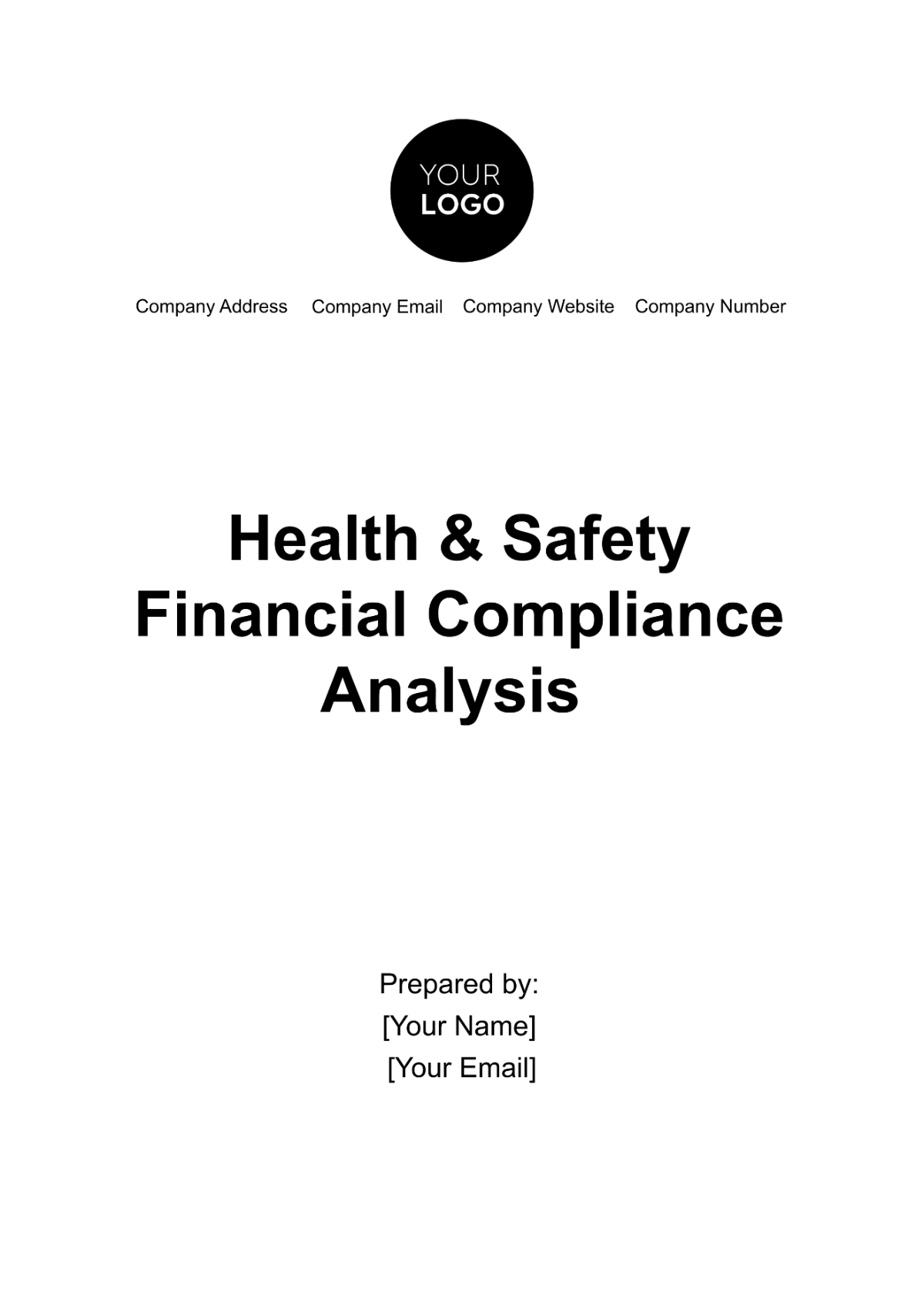 Free Health & Safety Financial Compliance Analysis Template