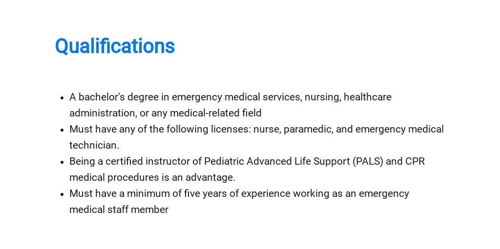 Emergency Medical Services Coordinator Job Description Template 5.jpe