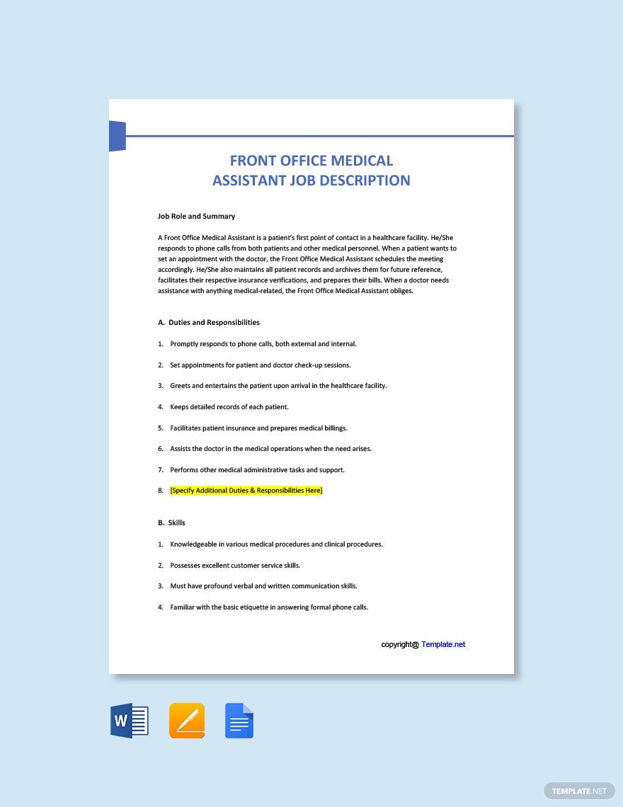 medical-front-desk-receptionist-job-ad-description-template-google