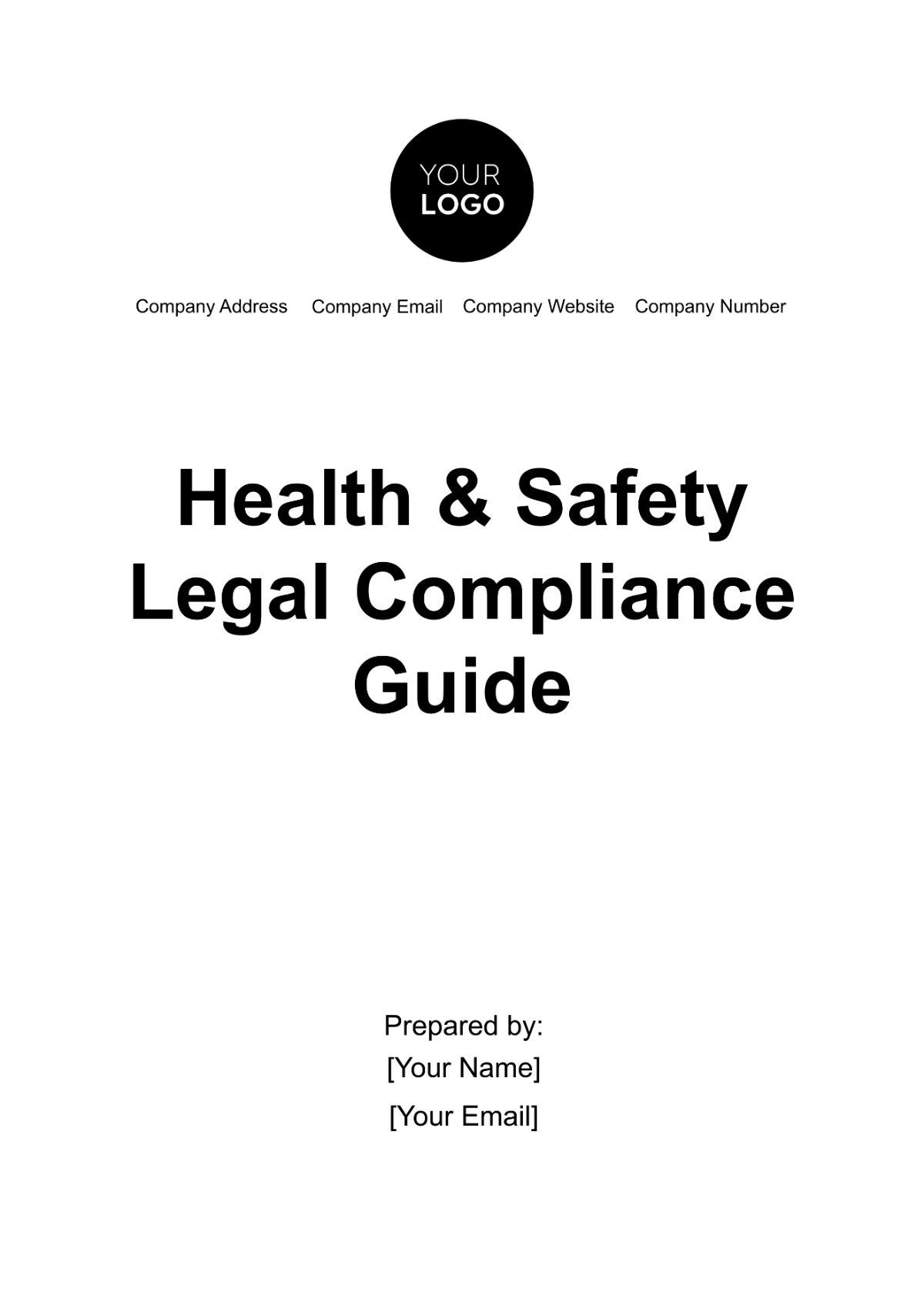 Free Health & Safety Legal Compliance Guide Template