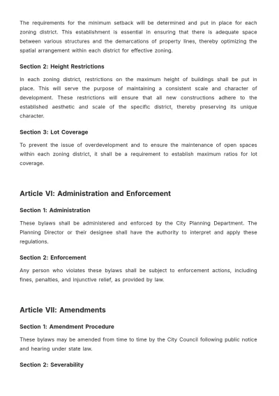 Free Kingston Bylaws Template to Edit Online