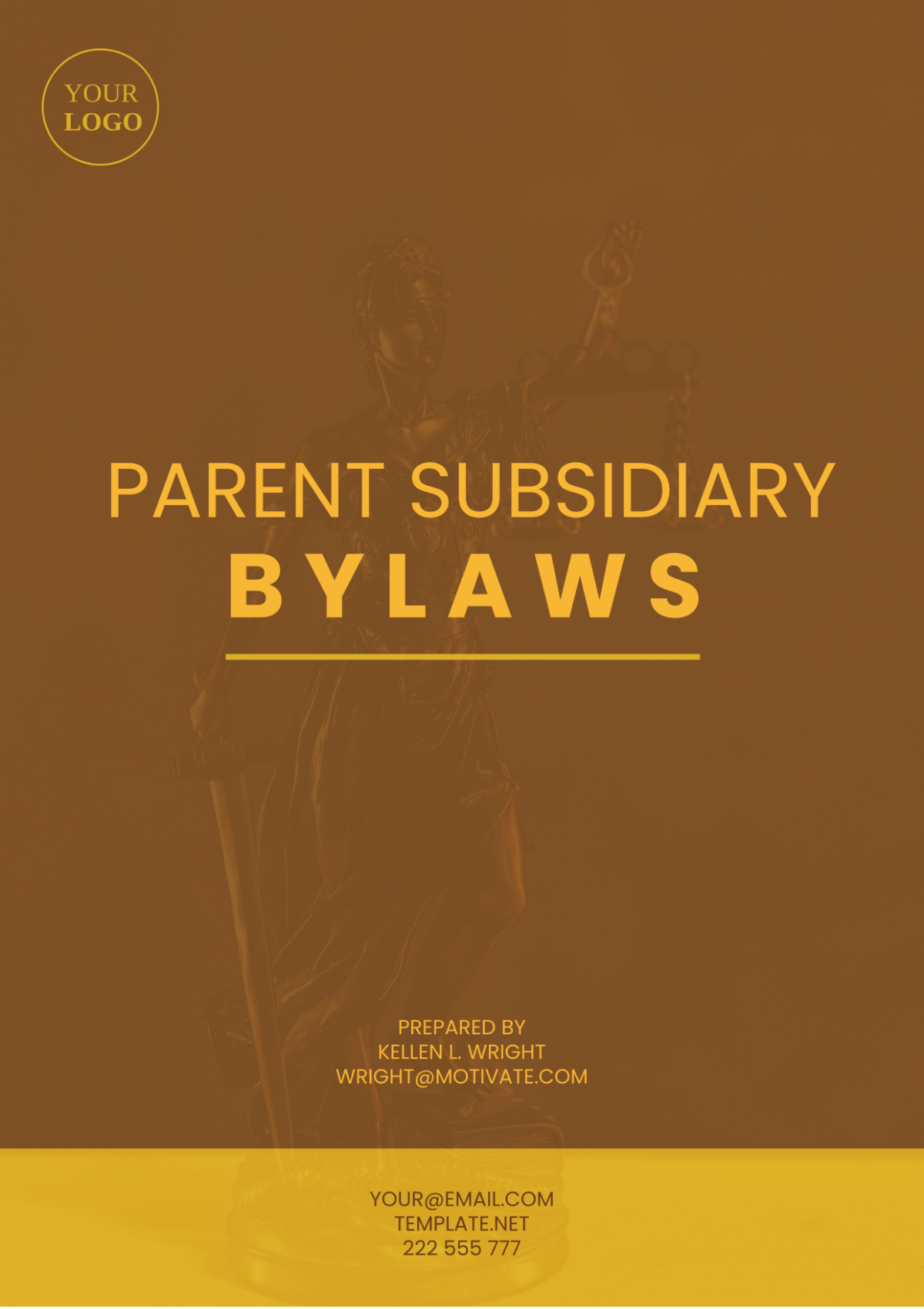 Parent Subsidiary Bylaws Template