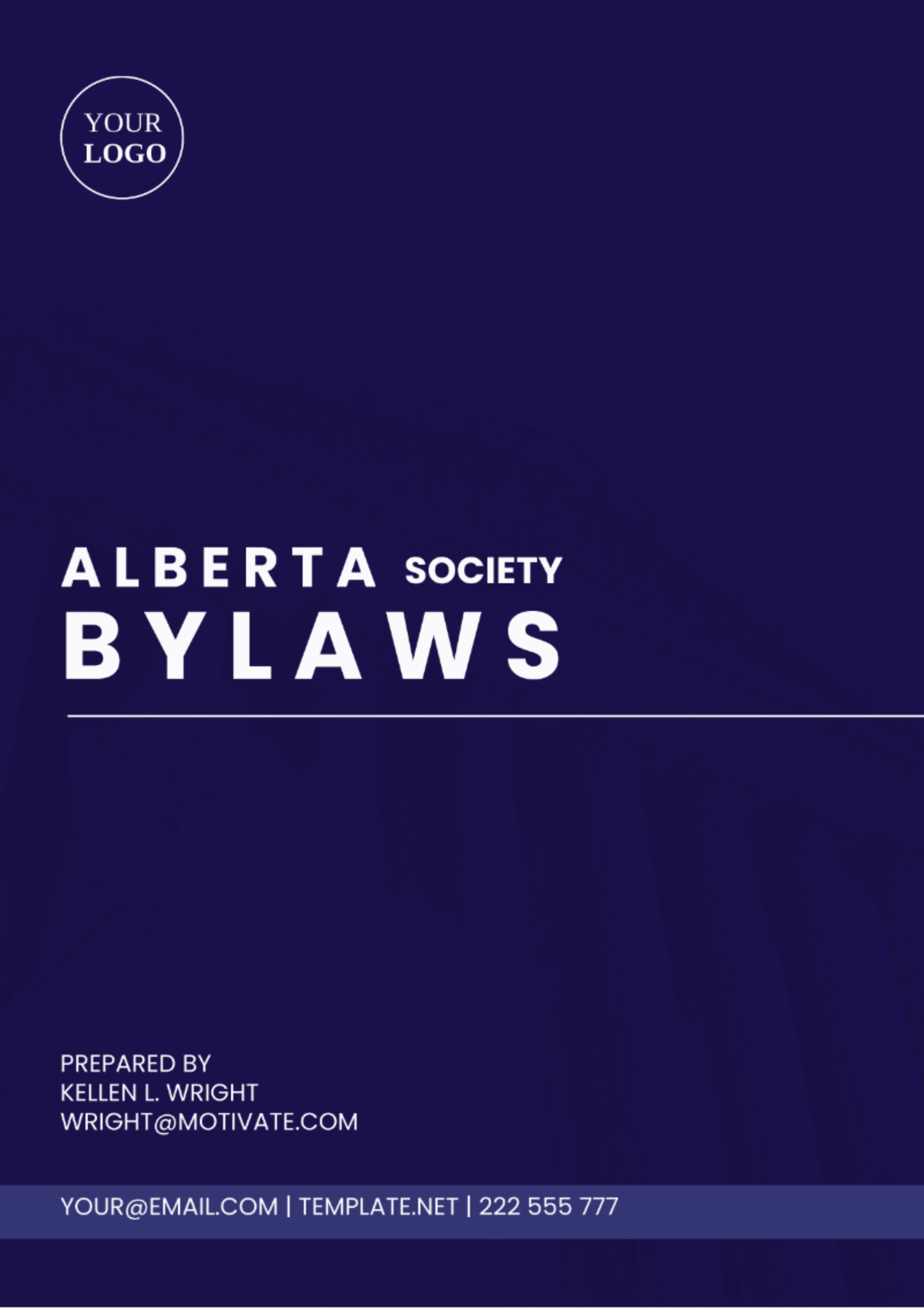 Alberta Society Bylaws Template