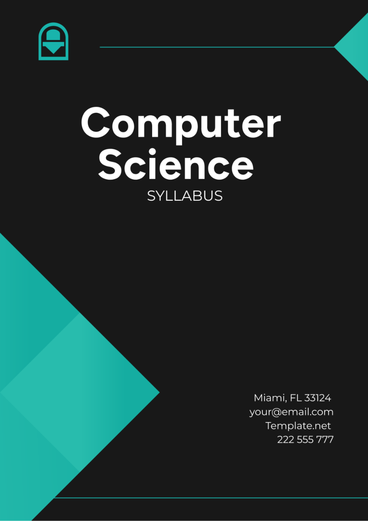 Free Computer Science Syllabus Template