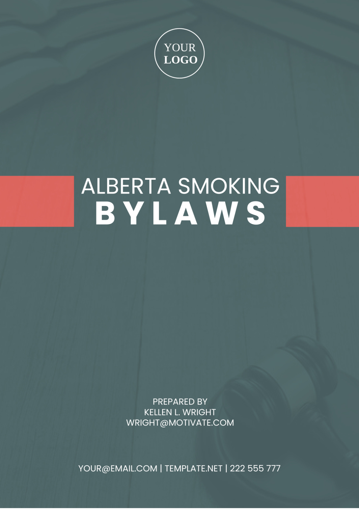 Alberta Smoking Bylaws Template