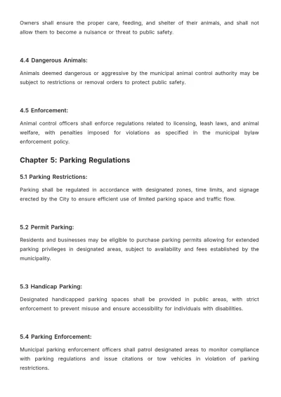 Free City Of North Vancouver Bylaws Template to Edit Online