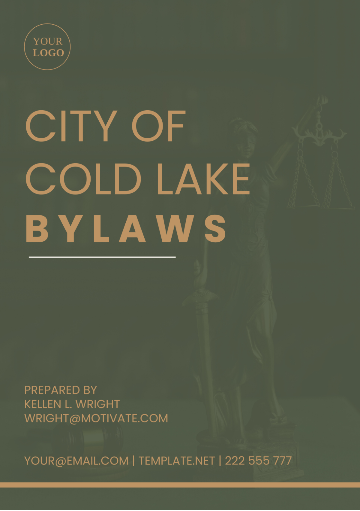 City Of Cold Lake Bylaws Template