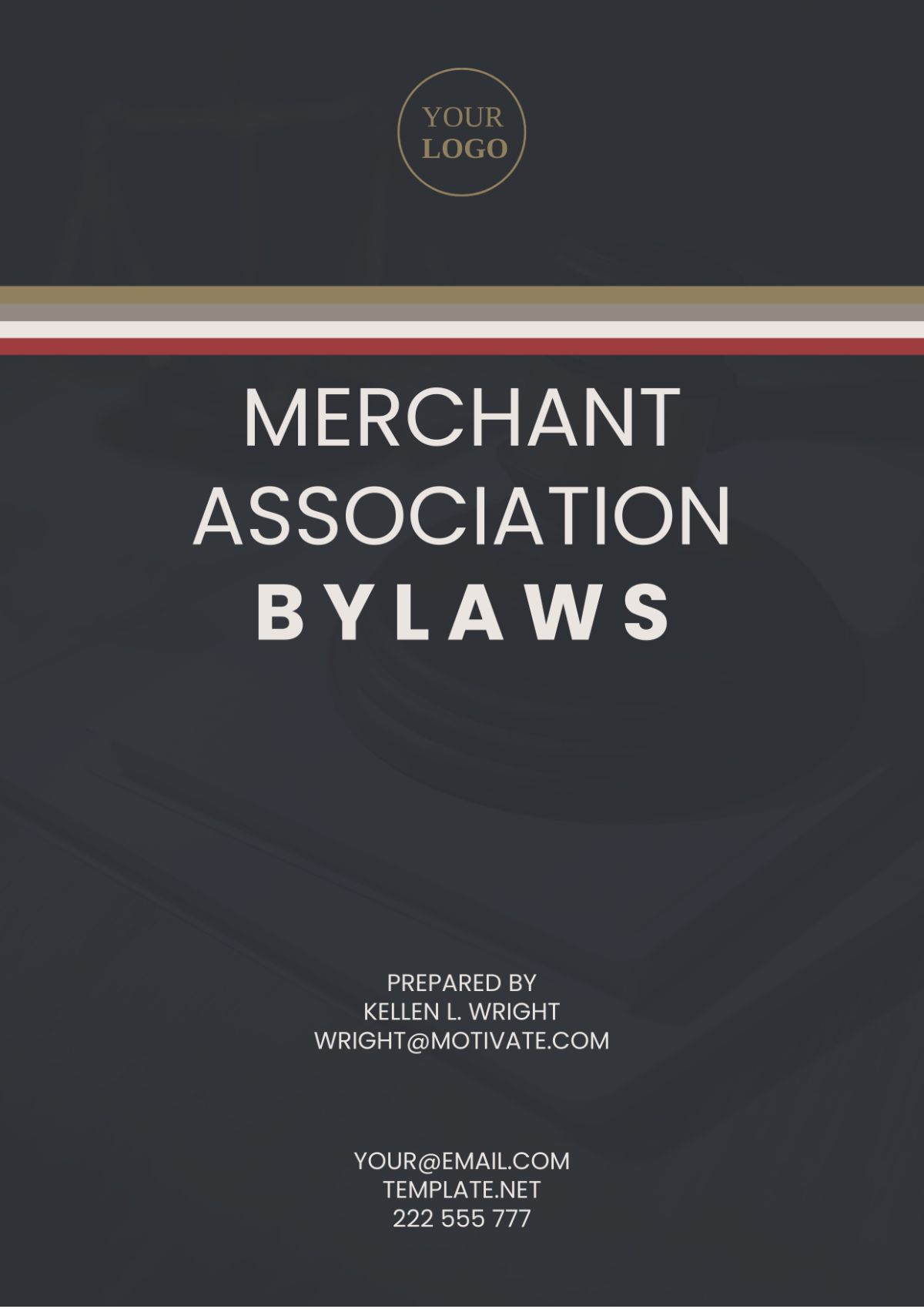 Merchant Association Bylaws Template
