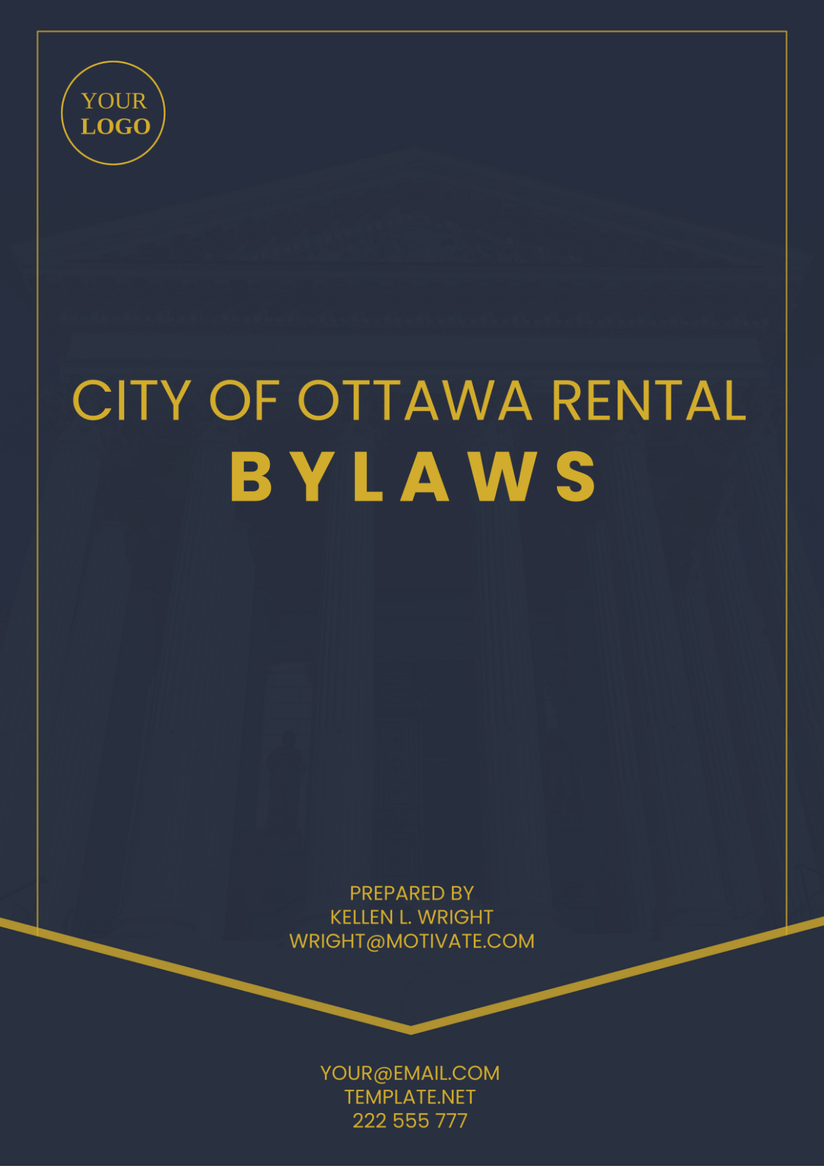 City Of Ottawa Rental Bylaws Template