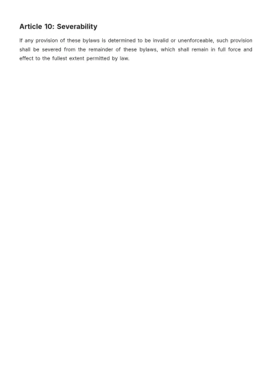 Free Berkshire Hathaway Bylaws Template to Edit Online