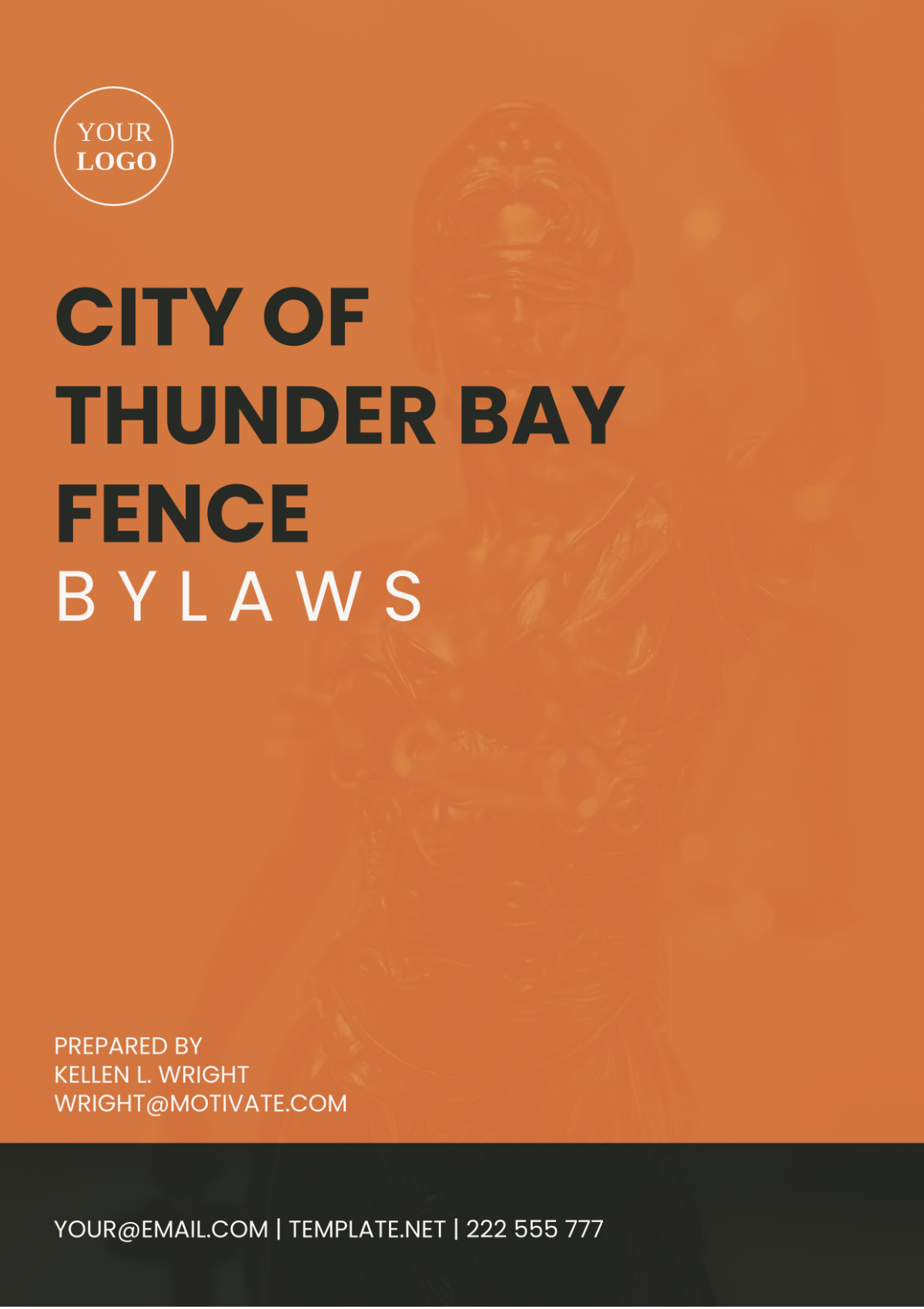 City Of Thunder Bay Fence Bylaws Template