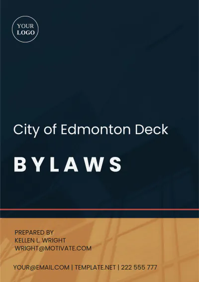 Free City Of Edmonton Deck Bylaws Template to Edit Online