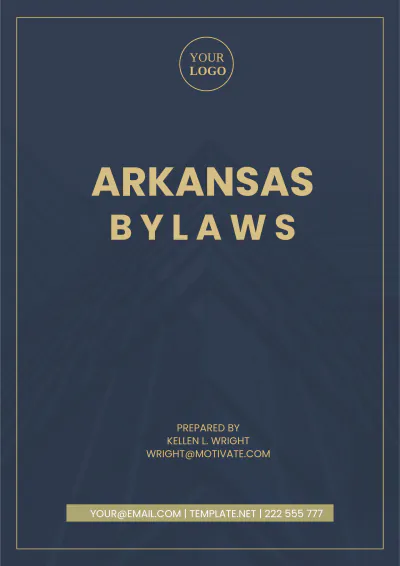 Free Arkansas Bylaws Template to Edit Online