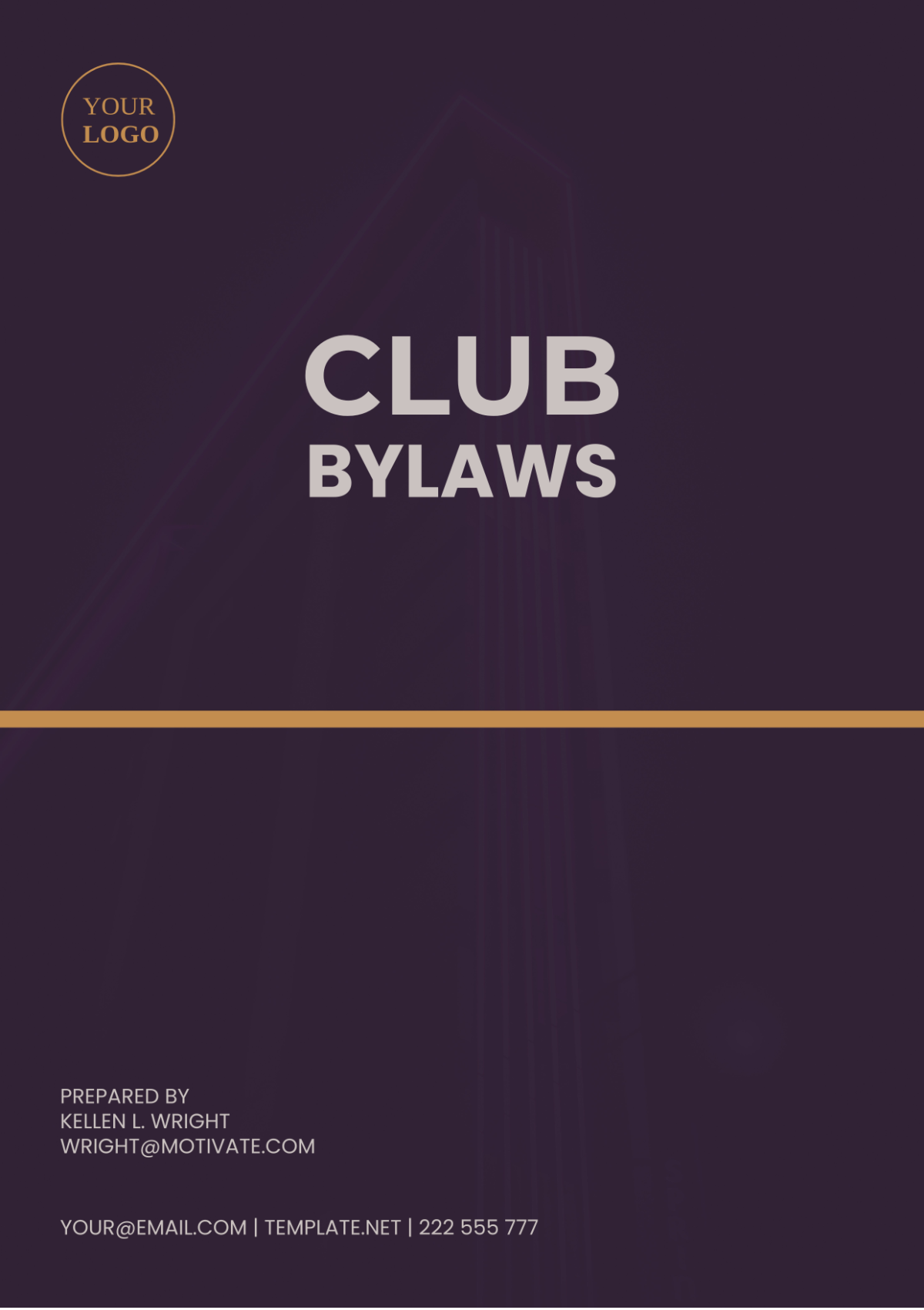 Club Bylaws Template