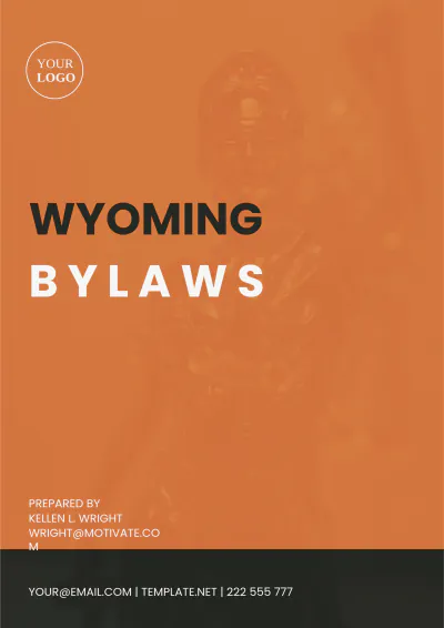 Free Wyoming Bylaws Template to Edit Online